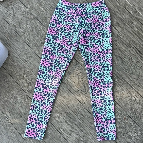 Athletic works kids xl workout leggings cheetah print - Picture 1 of 1